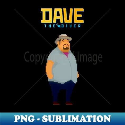 Dave The Diver Fan Art High Resolution Png Sublimation Fil Inspire