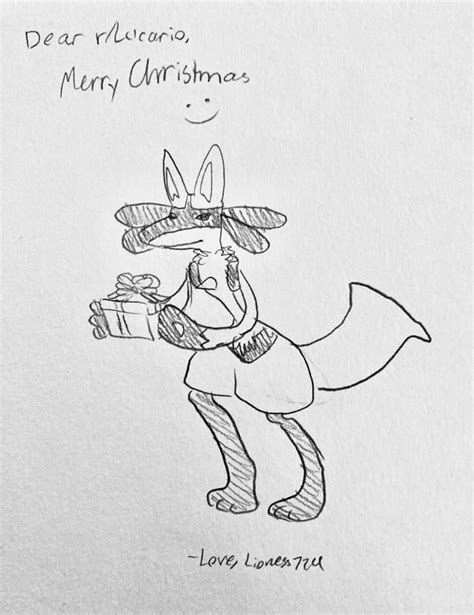 Christmas Card Lucario