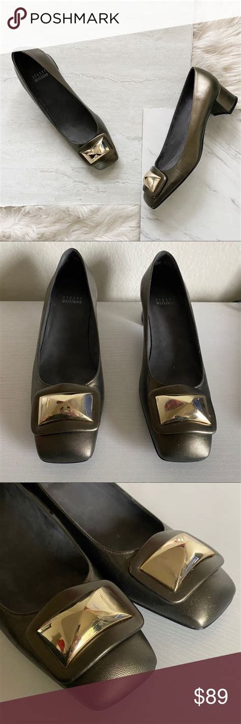 Stuart Weitzman Bronze Pumps Shoes Women Heels Stuart Weitzman Pumps