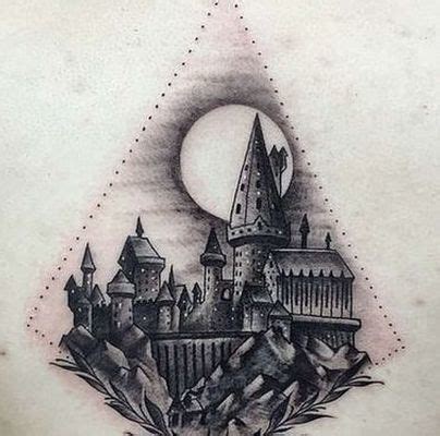 Hogwarts Silhouette Tattoo