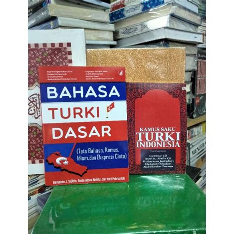 Jual Buku BAHASA TURKI DASAR DAN KAMUS SAKU TURKI SATU PAKET 2 Buku