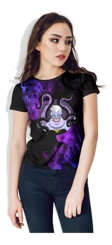 Playera Ni As Sirenita Ursula Villana Moda Full Print