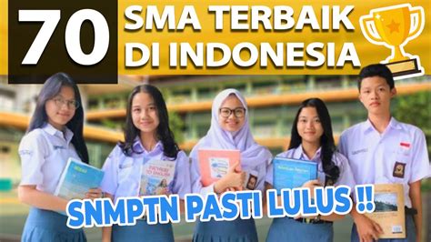 Sma Terbaik Di Indonesia Sekolah Disini Auto Lulus Snmptn Youtube