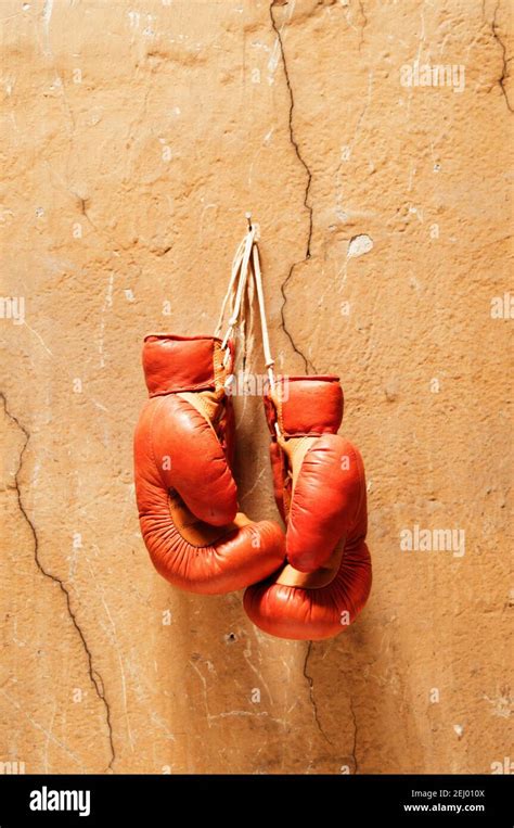 Pair Of Boxing Gloves Stock Photo Alamy