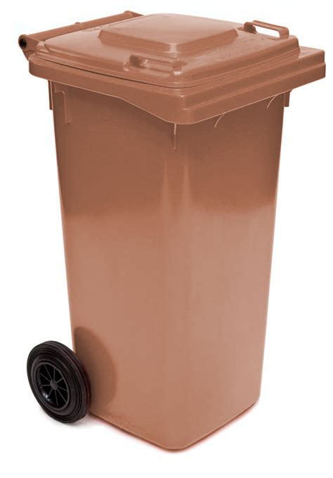 Orange Wheelie Bin 660 Litre