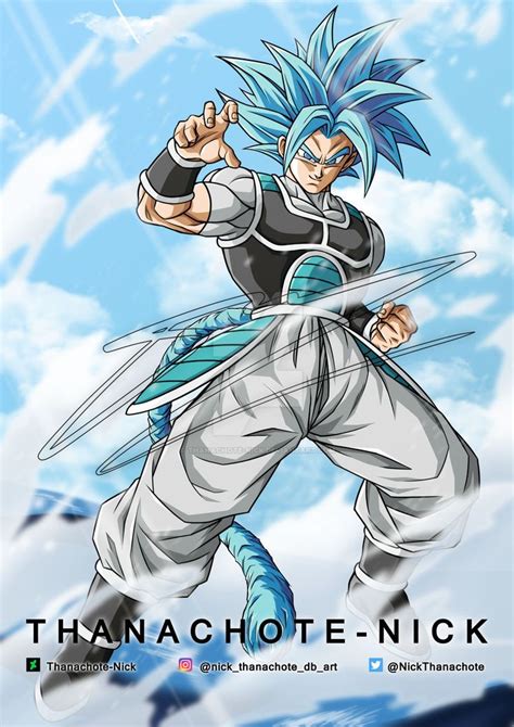 OC Titano Super Saiyan Blue FX And BG By Thanachote Nick On