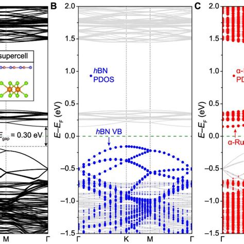 Theoretical electronic structure of hBN α RuCl 3 heterostructures A