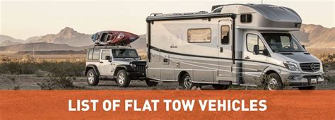 Which Vehicles Can Be Flat Towed Towing Vehicle Vehicles Towing