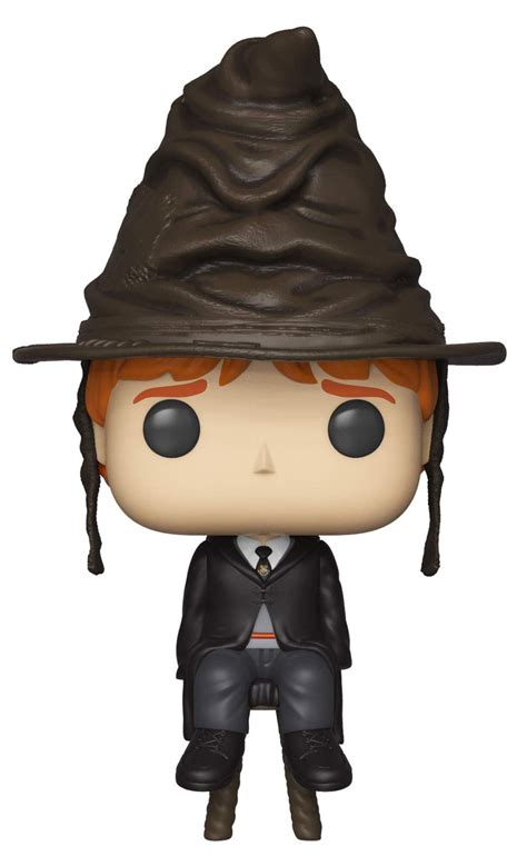 Funko Pop Harry Potter Ron Weasley With Sorting Hat Exclusive