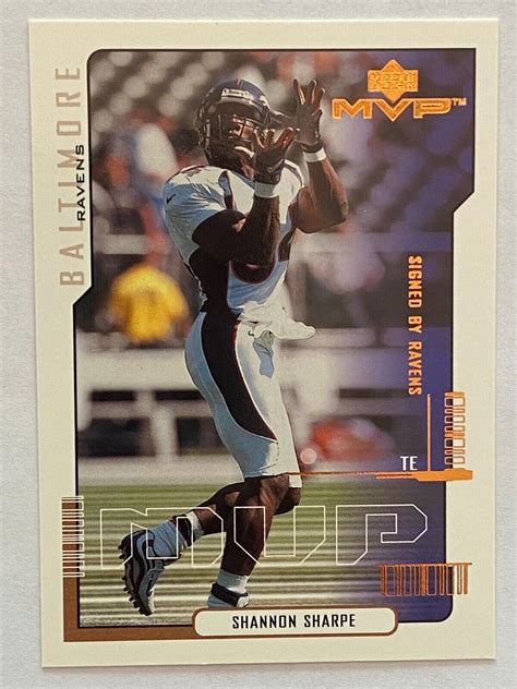 Upper Deck Mvp Shannon Sharpe For Sale Online Ebay