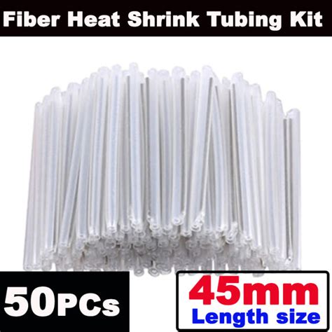 50pcs Fiber Splice Sleeves45mmFusion Fiber Optic Cable Heat Shrinks