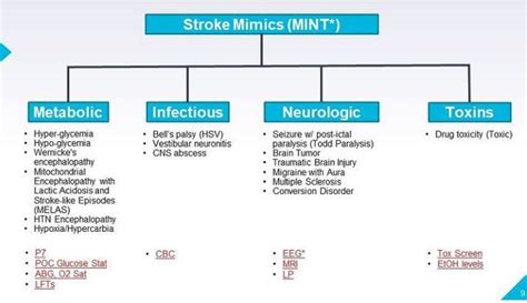 Stroke Mimics Differential Diagnosis Medizzy