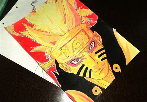 Naruto bijuu+sage mode drawing^^ by akshart on DeviantArt