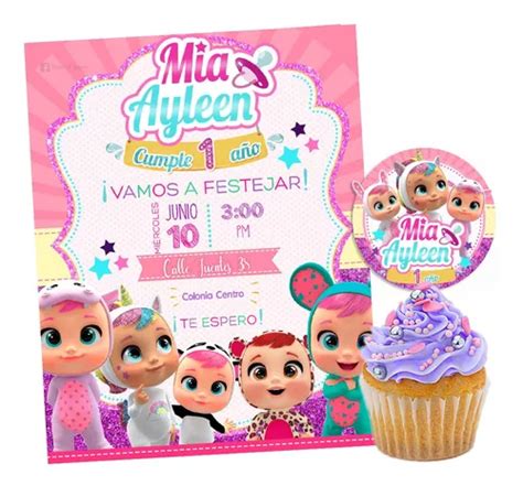 Invitacion Personalizada Beb S Llorones Mercadolibre