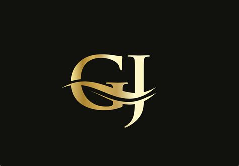 Letter Gj Logo Design For Business And Company Identity Creative Gj