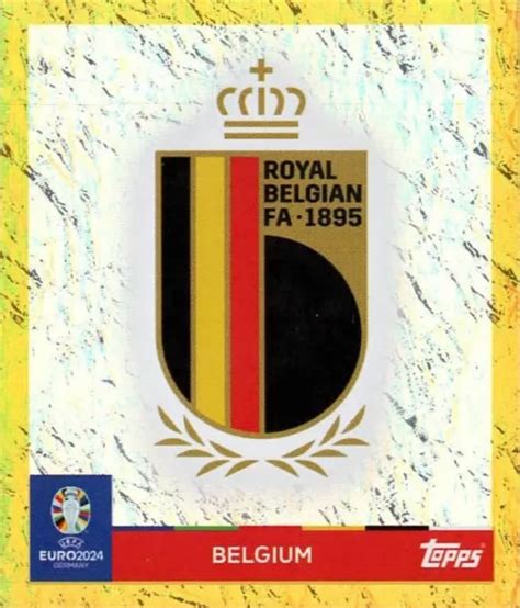 Topps Uefa Euro Sticker Swiss Edition Yellow Bel Logo