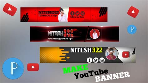 How To Make Professional Youtube Banner On Mobile Youtube Banner