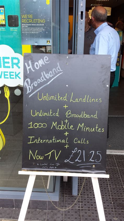 Home broadband deals for consumers from EE