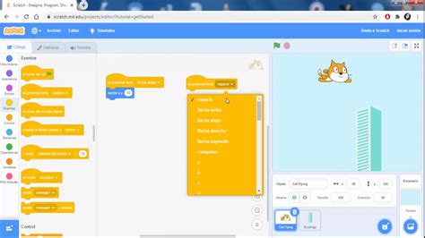 Programaci N Gato Volando En Scratch Youtube