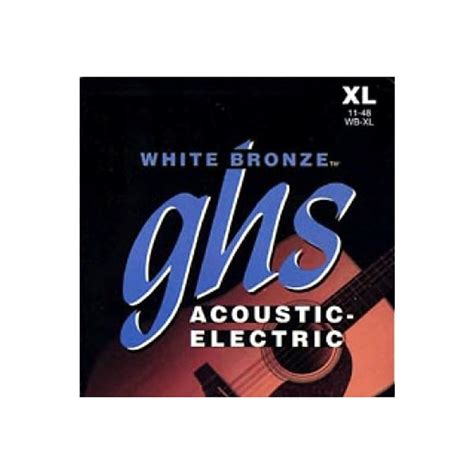 Ghs White Bronze Acoustic Guitar Strings Extra Light Reverb