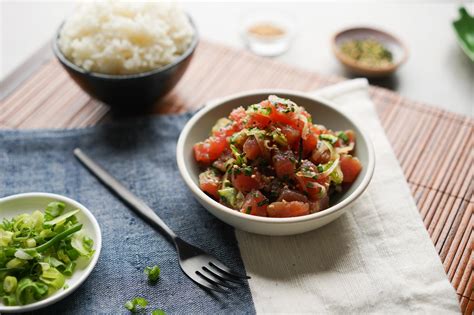 Easy Ahi Tuna Poke Bowl Recipe