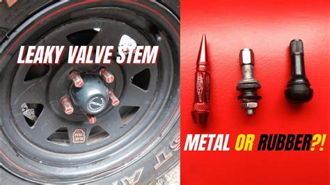 How To Replace A Tire Valve Stem Metal Vs Rubber Youtube