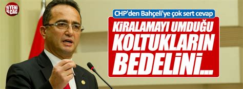 CHP den Bahçeli ye çok sert cevap