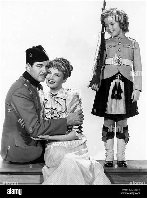 Michael Whalen June Lang And Shirley Temple Film Wee Willie Winkie 1939 Characters Lt Coppy