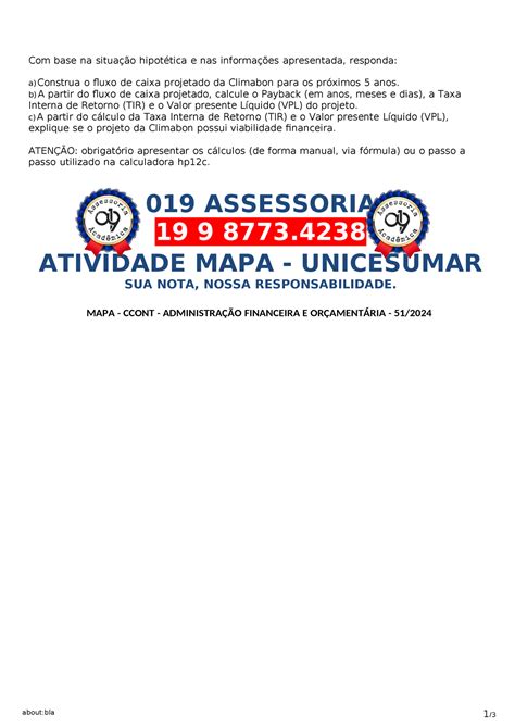 Base Na Situa O Hipot Tica E Nas Informa Es Apresentada Responda