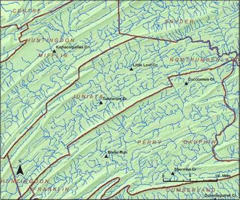 Juniata River Water Trail Map