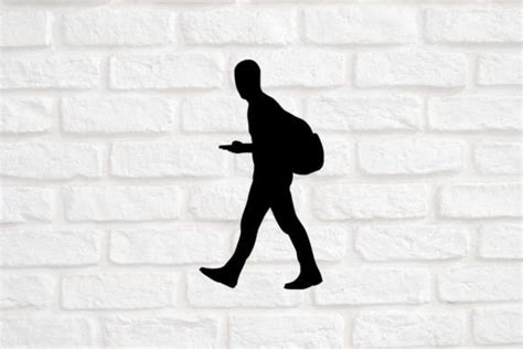 Walking Silhouette Vector Graphic by MagaArt · Creative Fabrica