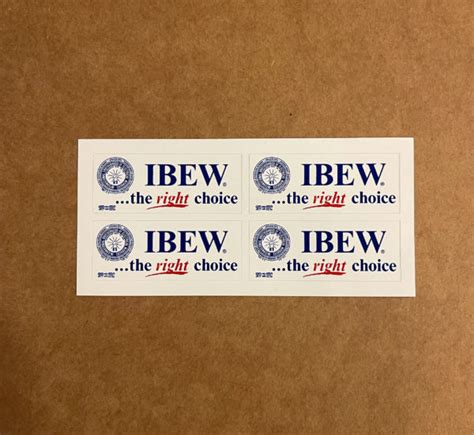 Right Choice Hard Hat Decal Ibew Merchandise