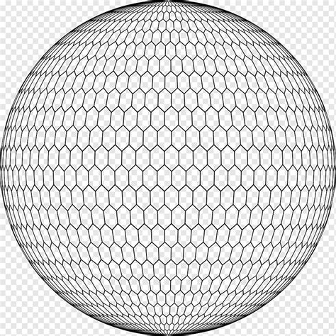 Hexagonal Tiling Sphere Hex Map Grid Symmetry Disco Ball Polygon