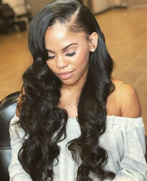 Loose Wave Sew In With Closure Styles For Black Women 100 Unprocessed