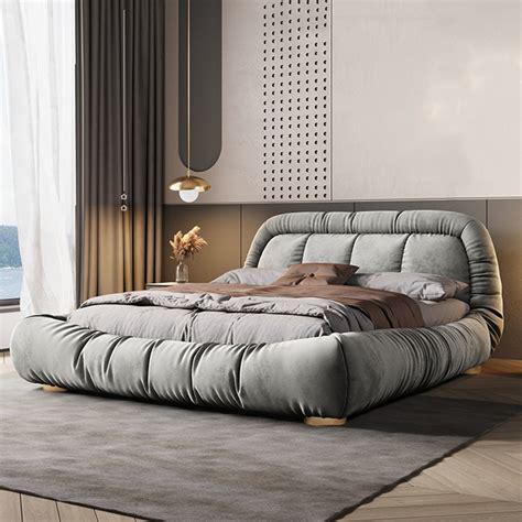 Bandit Suede Fabric Upholstered Modern Bed Frame – CASVADA