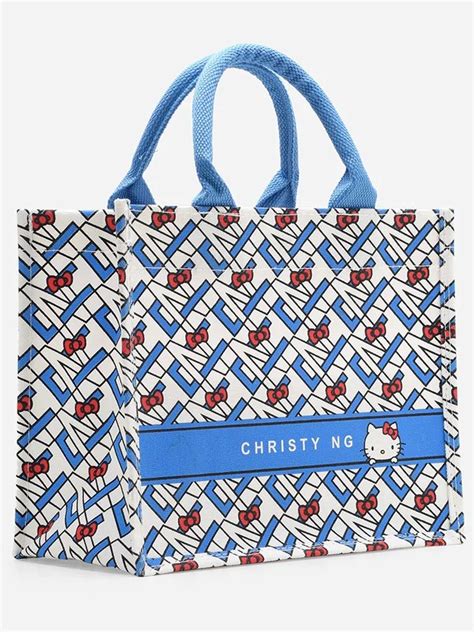 Christy Ng X Sanrio Hello Kitty Tote Bag Womens Fashion Bags And Wallets Tote Bags On Carousell