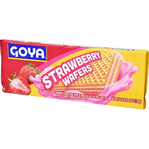 Goya Strawberry Wafer Cookies, 4.94 oz