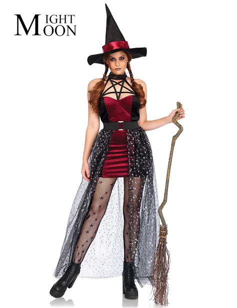 Moonight Witch Costume Halloween Party Witch Costume Women Sexy