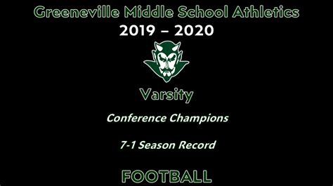 Football Greeneville Middle School