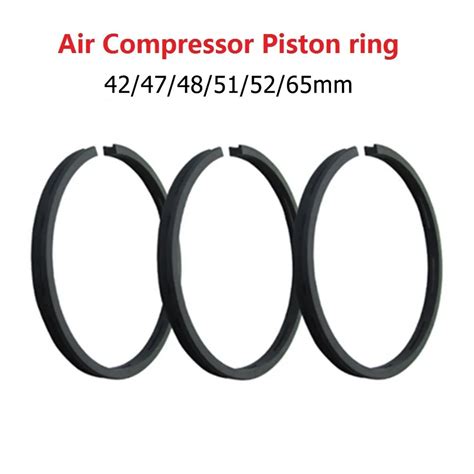 3pcs Set 42mm 47mm 48mm 51mm 52mm 65mm Diameter Piston Rings Set For