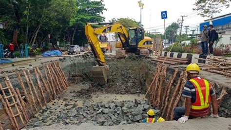 Atasi Banjir Pemkot Samarinda Lanjutkan Normalisasi Drainase Di