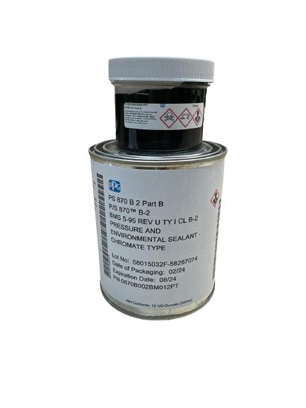 Ps 870 B2 Sealant Mil Prf 81733 Type Ii Bms5 95