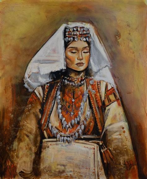 Albanian Art By Saranda Xhemajli Grua Nga Pllana Albanie