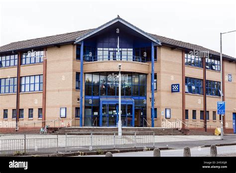 Govan Police Station Helen Street Glasgow Scotland Uk Stock Photo