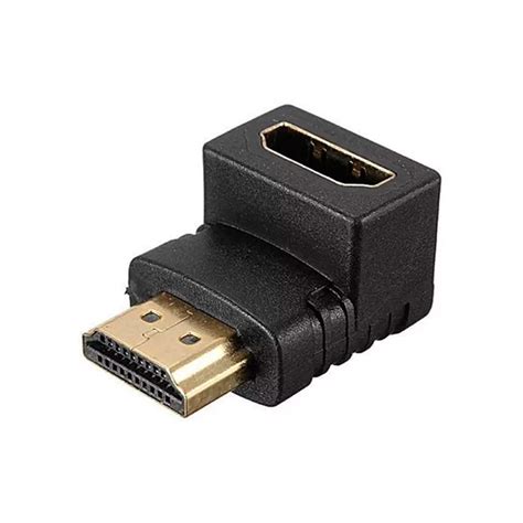 Adaptador Conector Hdmi 90 Graus Em L Macho X Fêmea P Tv