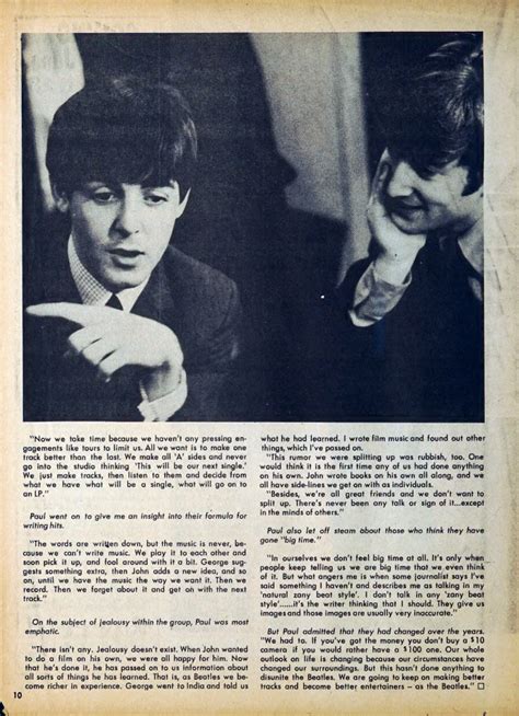 Press Interview With Paul Mccartney May For Hit Parader