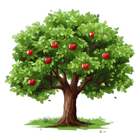 Big Apple Tree Free Illustration Apple Tree Nature Png Transparent