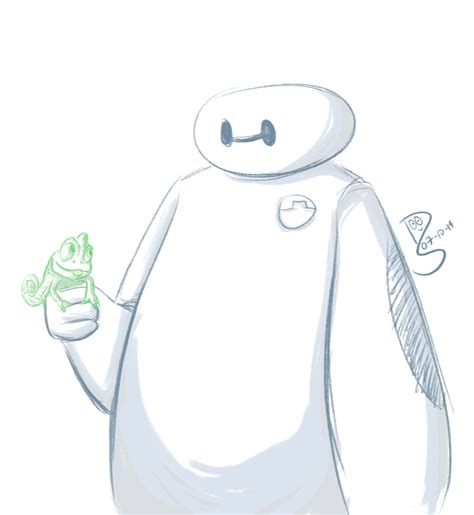 Baymax And Pascal Big Hero 6 Fan Art 37342937 Fanpop