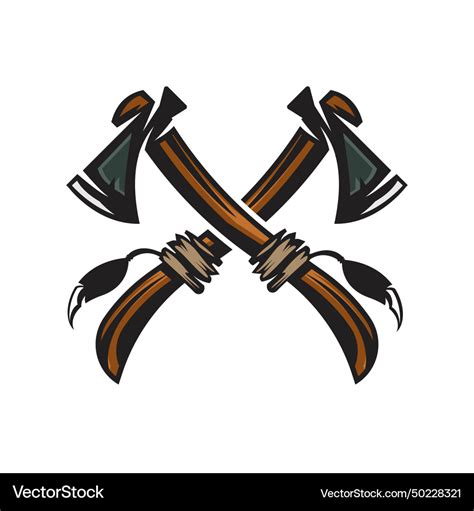 Native american peace pipe icon design Royalty Free Vector