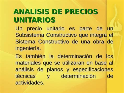 PPT Analisis De Precios Unitarios DOKUMEN TIPS